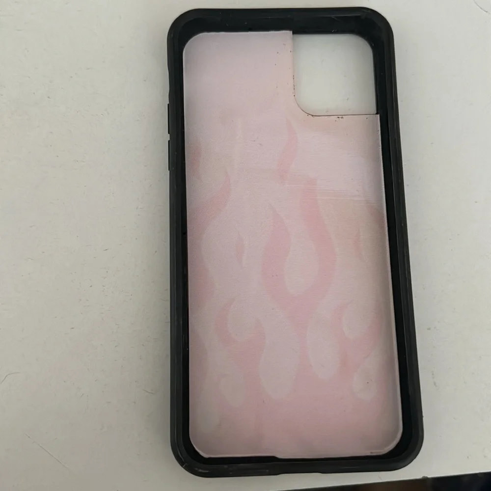 Wildflower Phone Case- iPhone 11 Pro Max Case Limited Edition Pink Flames Used - Picture 6 of 9